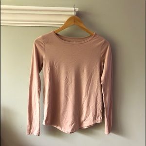 Mauve long sleeve top
